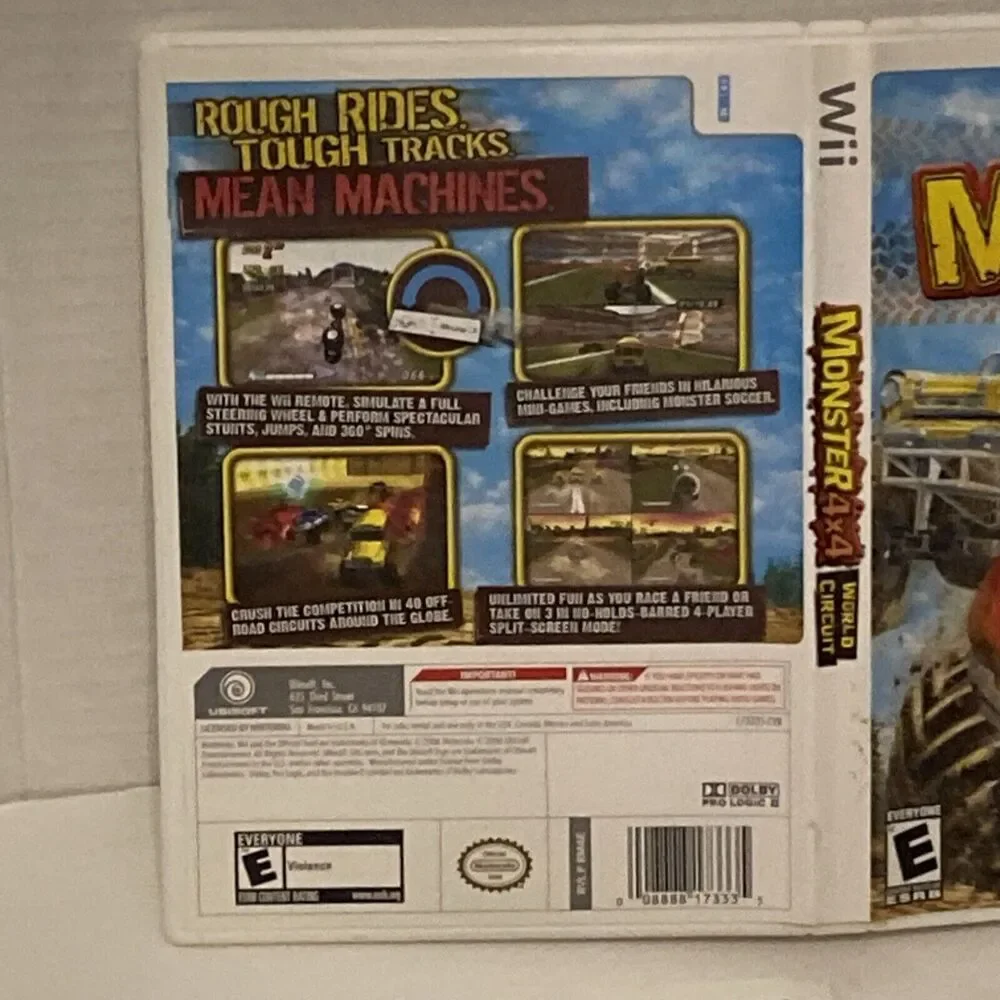 Monster 4x4: World Circuit Nintendo Wii Monster Truck Game Complete